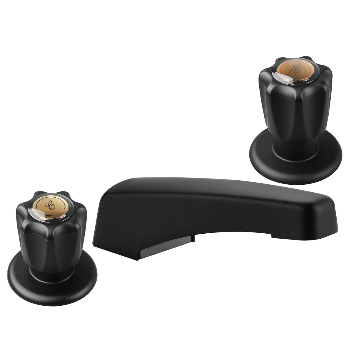 Banose black mobile home RV two-handle garden tub faucet for versatile water control