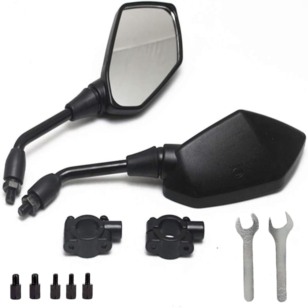 Banpo convex rear-view mirror with 7-8 inch lens for wide traffic visibility.