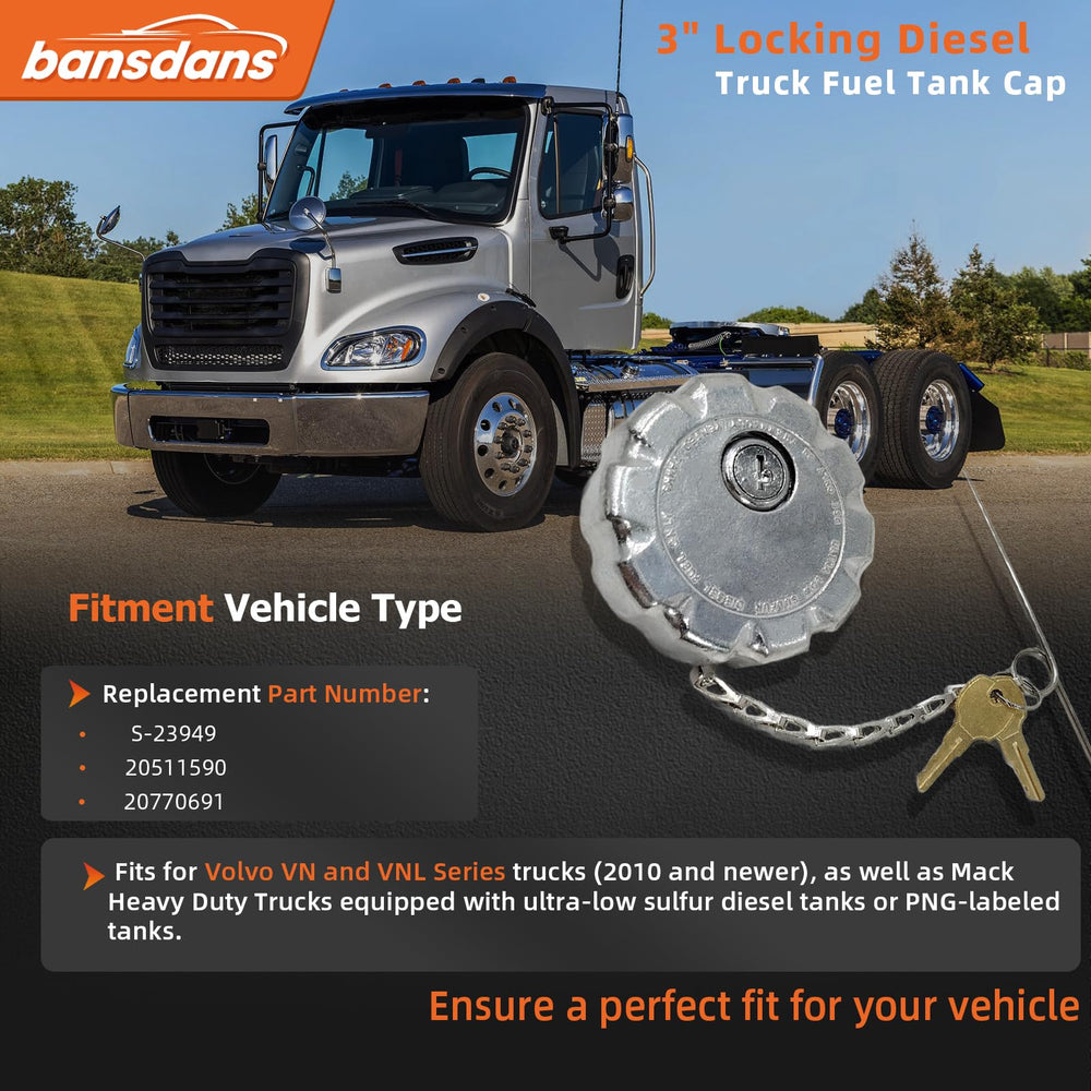 Bansdans aluminum diesel fuel cap with corrosion resistance for long-lasting performance