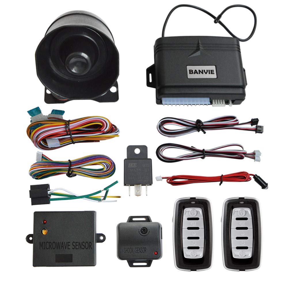 BANVIE car alarm remote control demonstrates convenient keyless entry and quick lock/unlock.