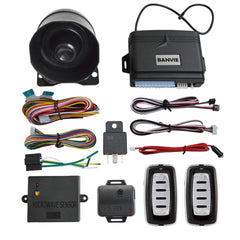 BANVIE car alarm remote control demonstrates convenient keyless entry and quick lock/unlock.