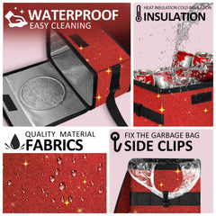 BAOGCOYO adjustable straps secure the bin in any position