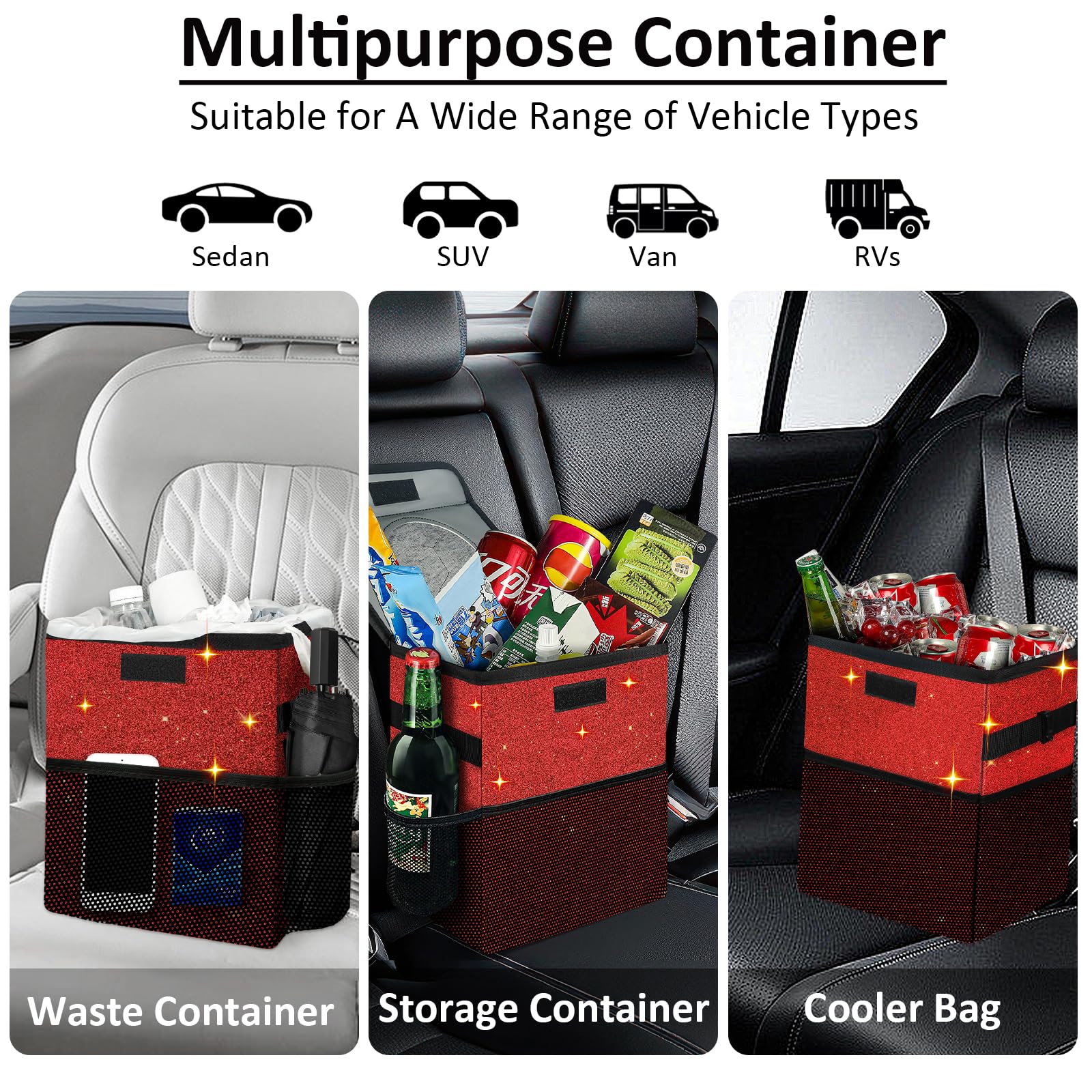 BAOGCOYO side pockets offer organized storage for small items