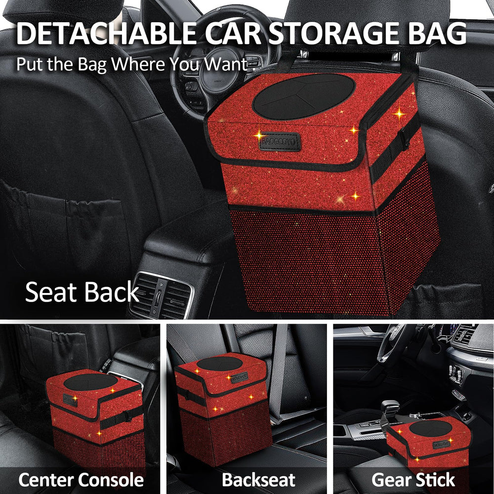 BAOGCOYO waterproof trash bin prevents leaks during road trips