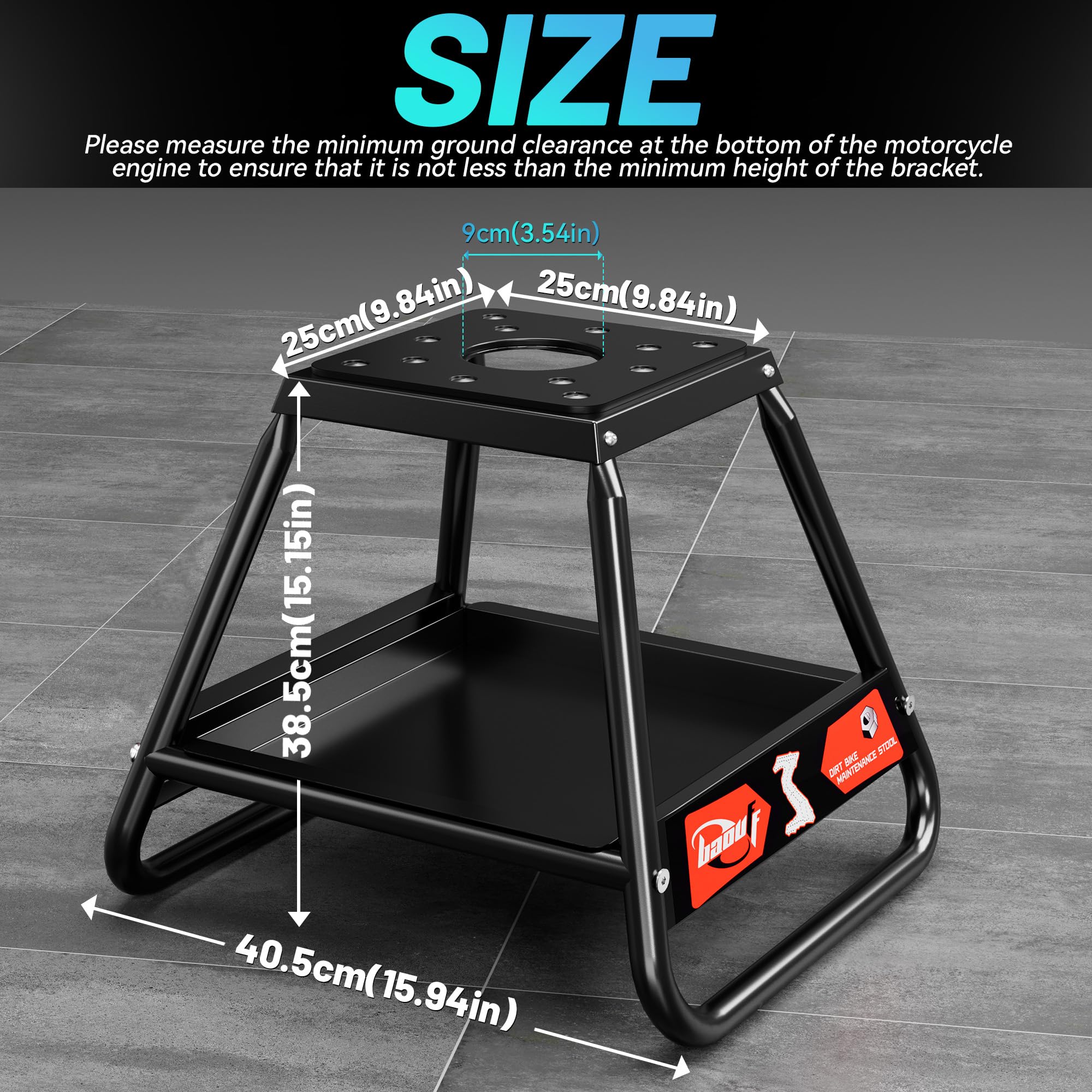 BAOUFF compact-storage design enables easy transport and compact storage.