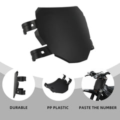 BAOUFF front plate on Tutti Soleil 01 offers a clean mounting area and protection.