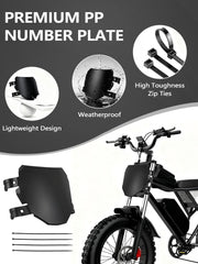 Baouff front plate conceals exposed wires for a tidier ebike look.