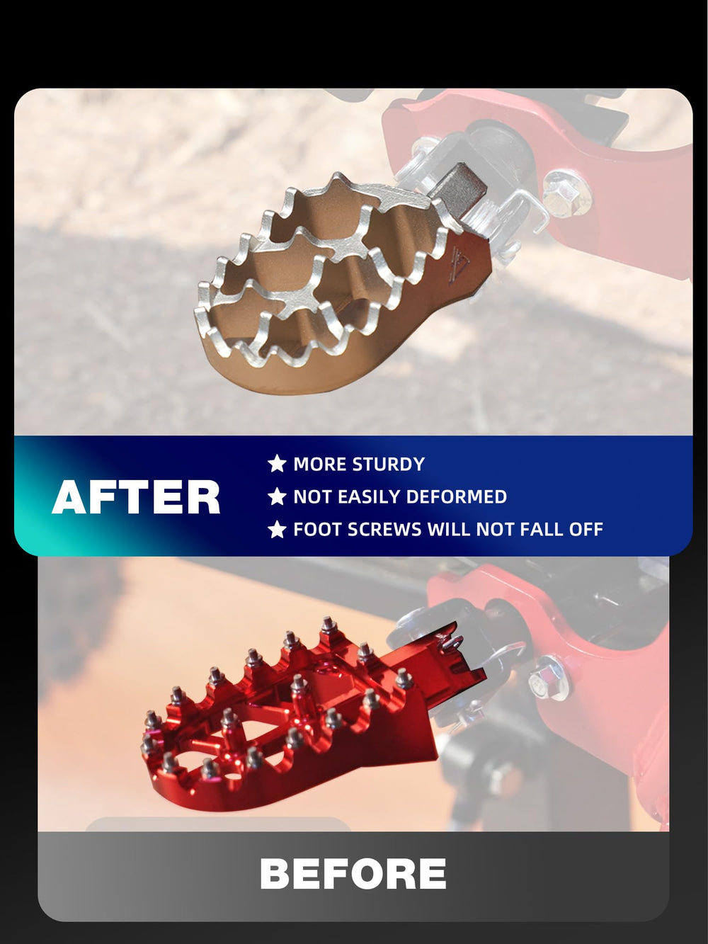 BAOUFF packaging includes screws, springs, and pins for quick setup.