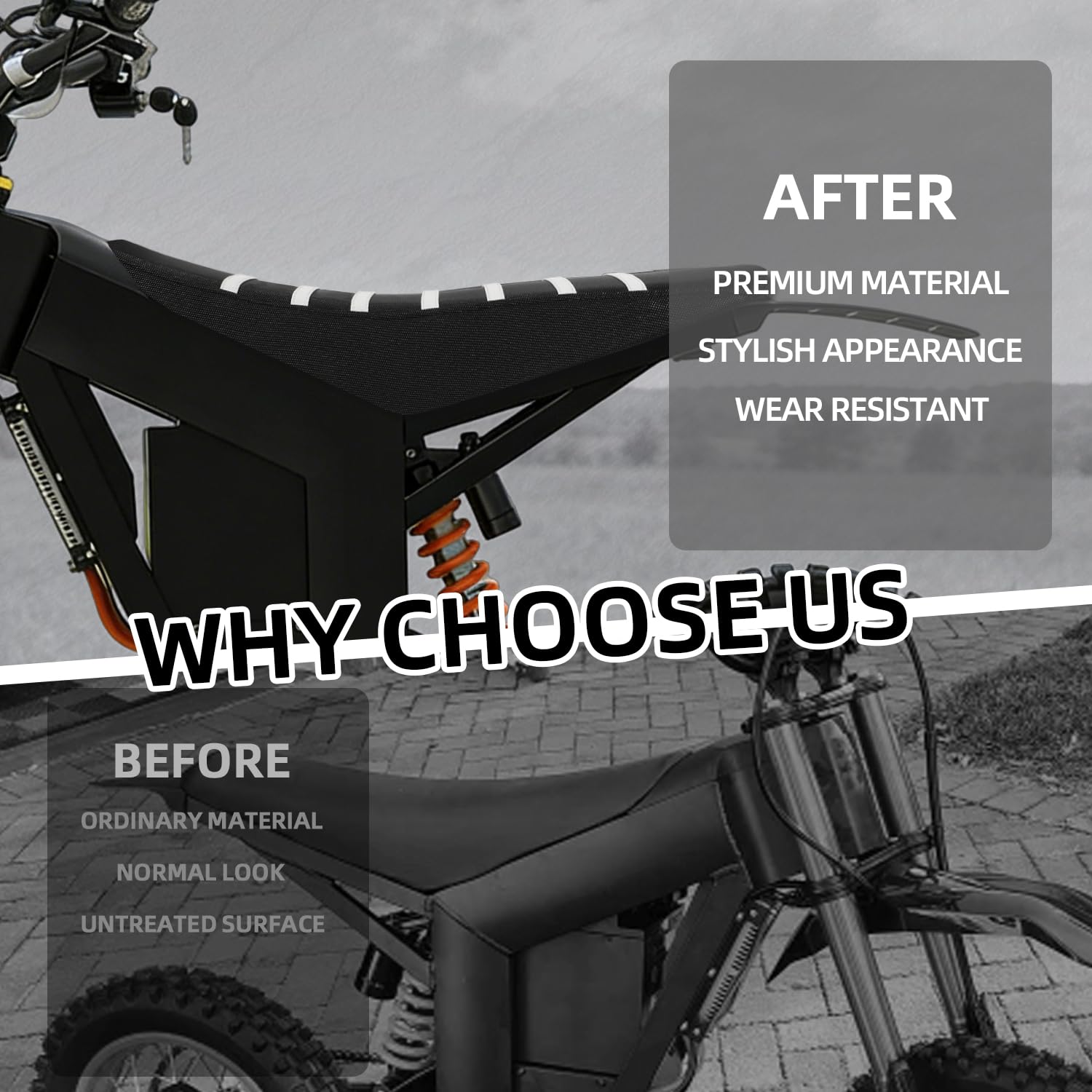 BAOUFF Tutti Soleil 01 color options add personal style to your dirt bike.