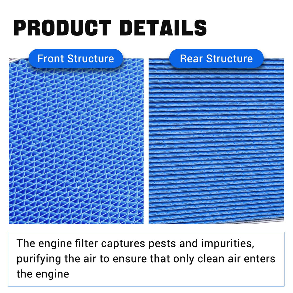 Bartoo engine air filter label showing OEM replacement compatibility