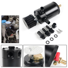 Bartoo reservoir oil separator highlighting universal fit for many vehicles
