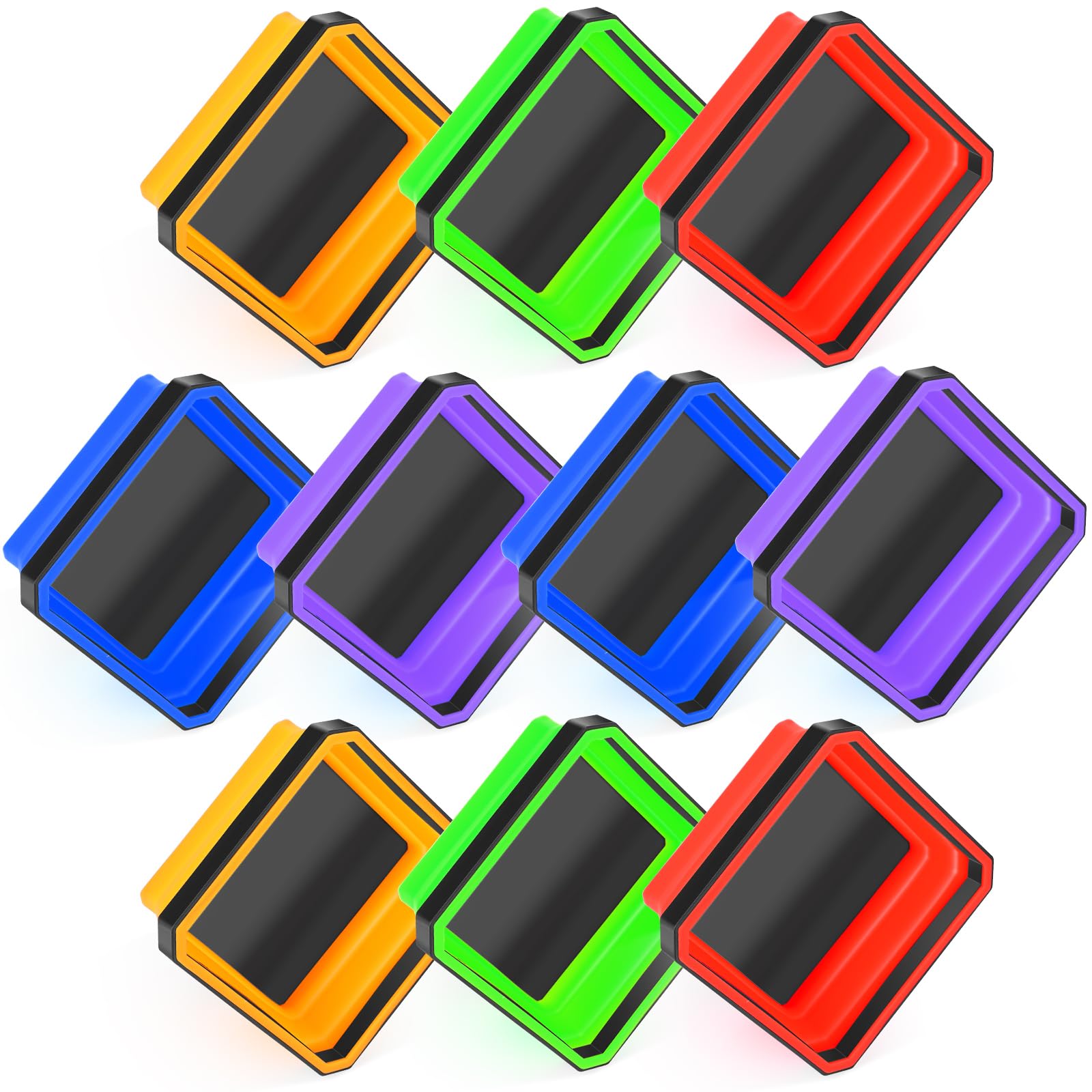 Barydat 10-piece magnetic tray set demonstrates space-saving organization on a busy workbench