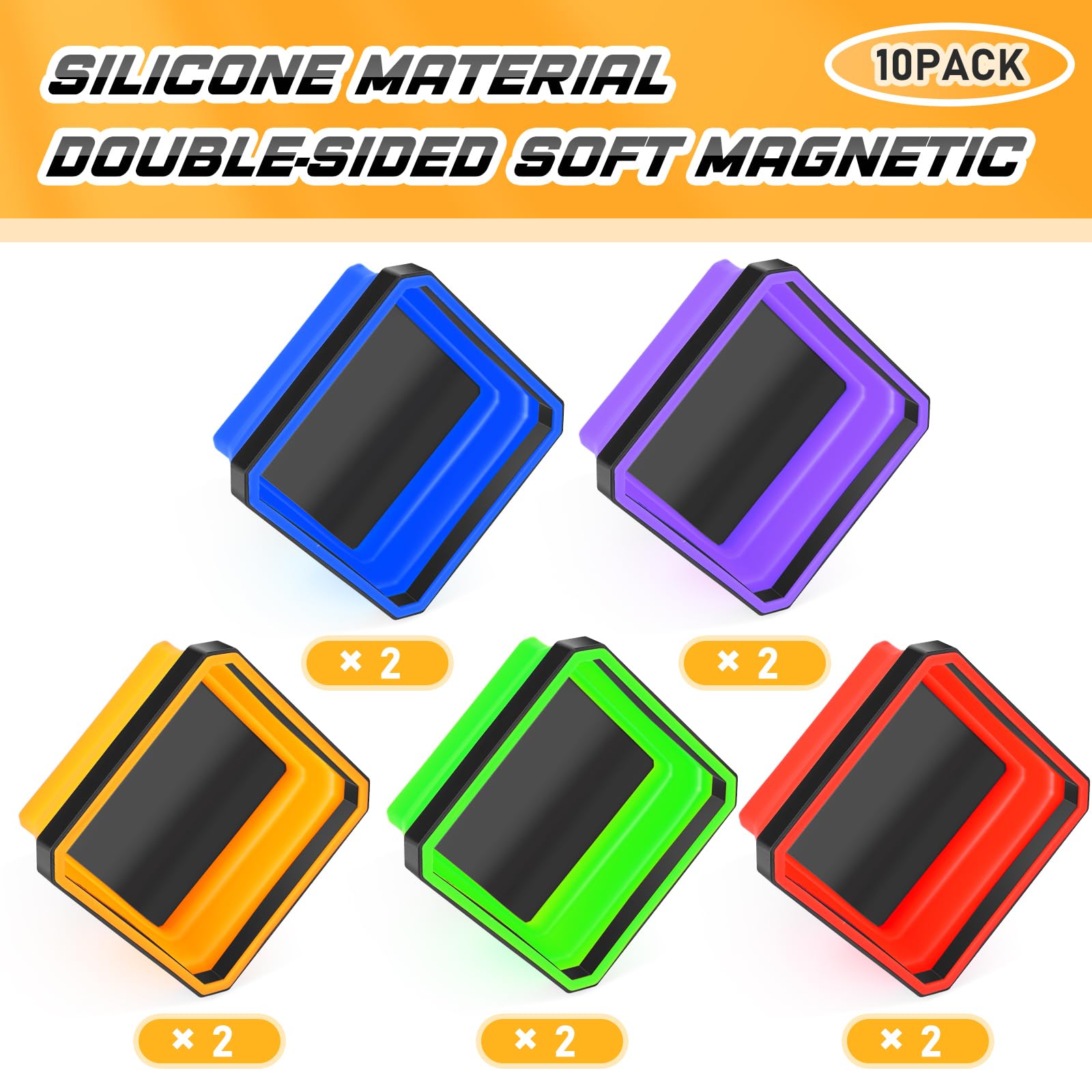 Barydat color-coded trays in five colors help organize nuts and screws by project