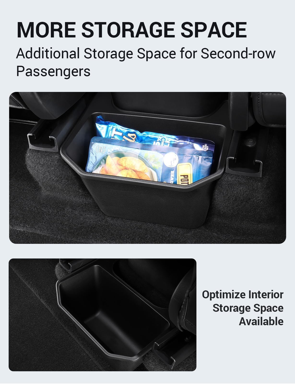 BASENOR anti-slip lid cover secures items while driving.