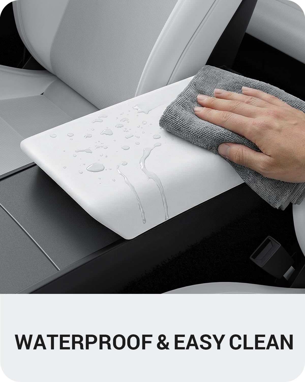 BASENOR center console protector helps spills and wear stay away.