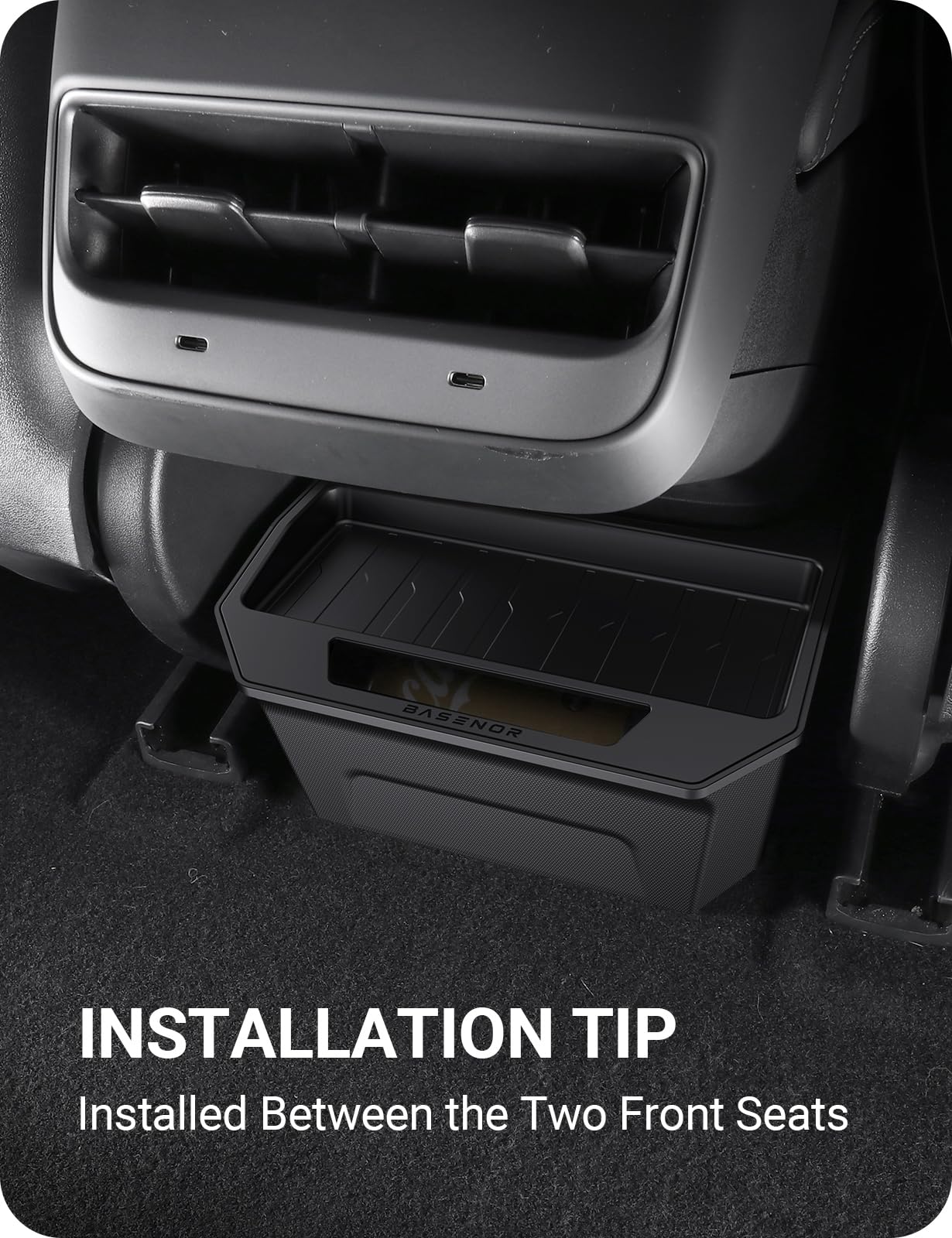 BASENOR anti-slip lid cover prevents slipping of contents on bumpy drives.