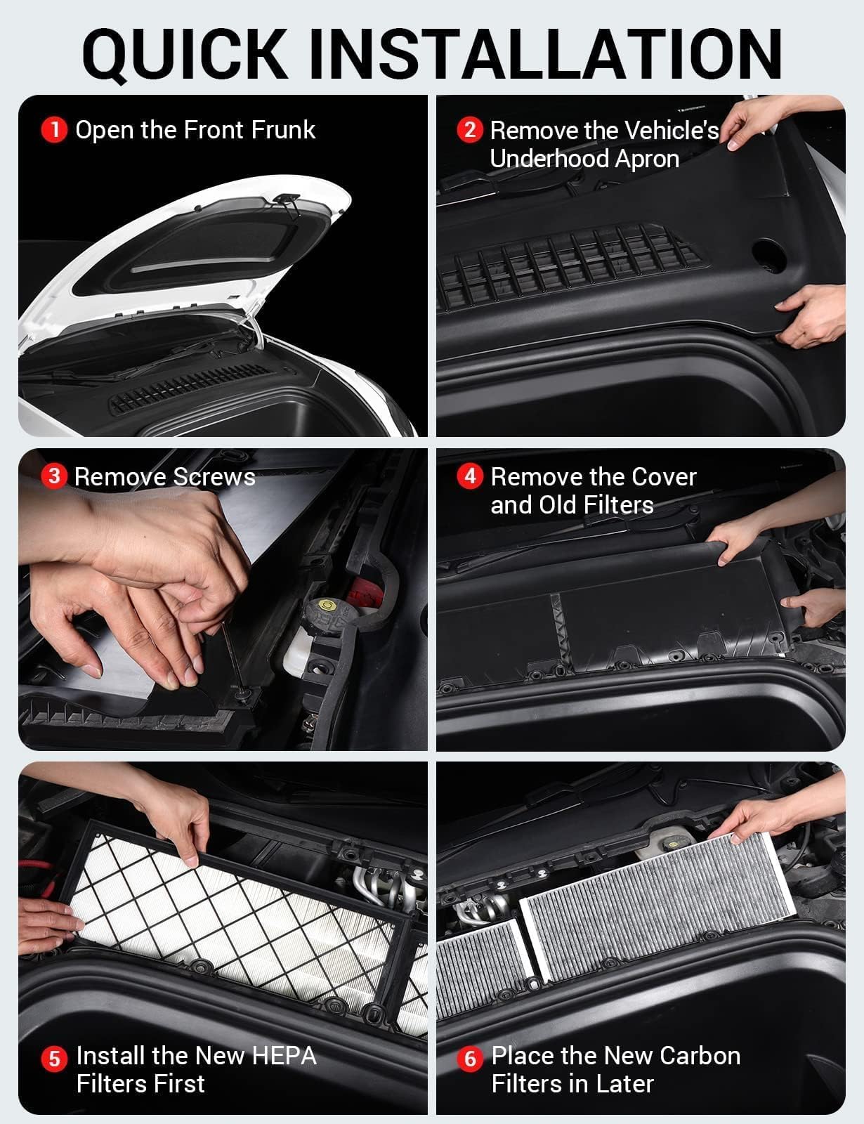 BASENOR quick install steps enable easy replacement