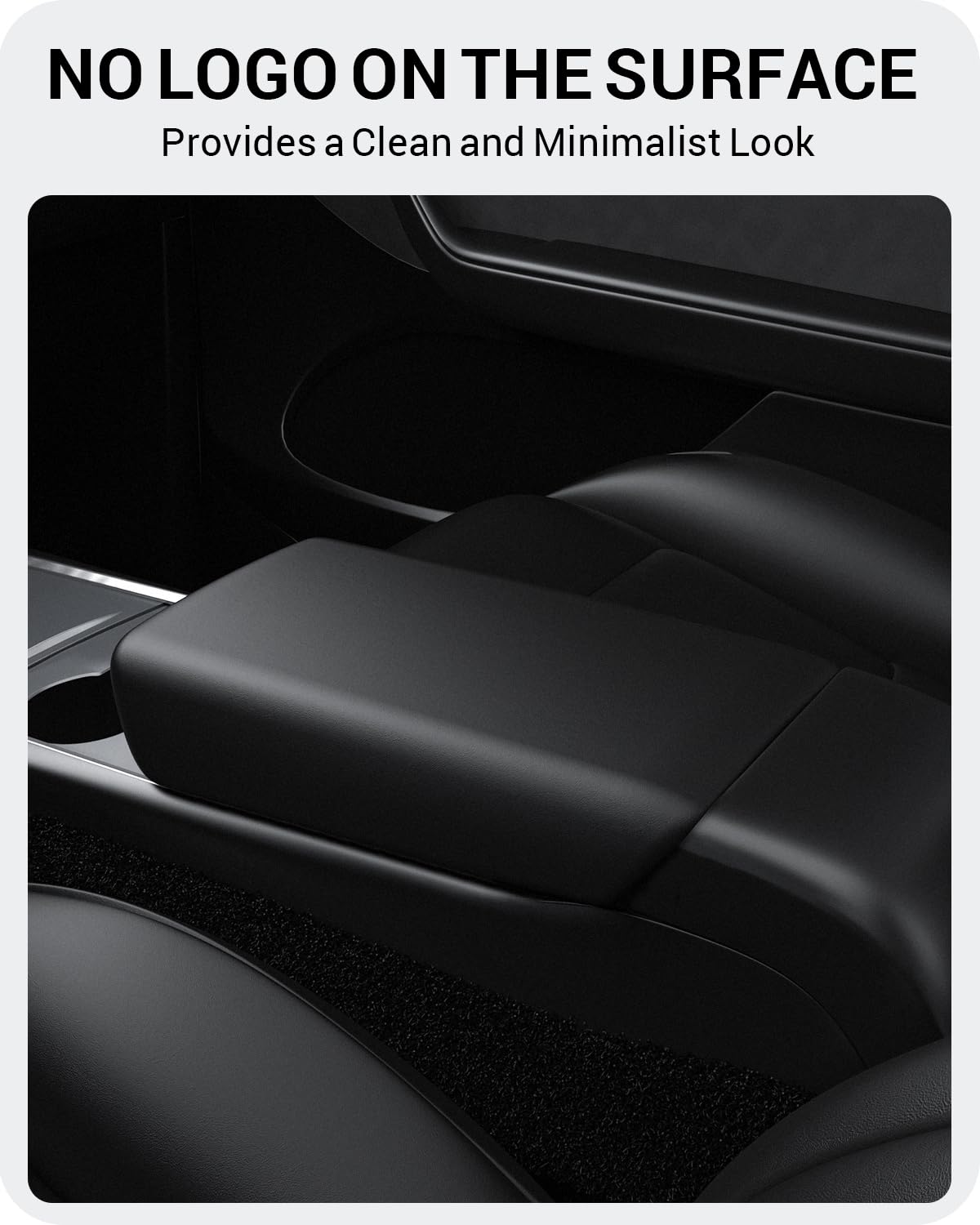 BASENOR center-console-cover anti-slip design keeps the armrest steady while driving.