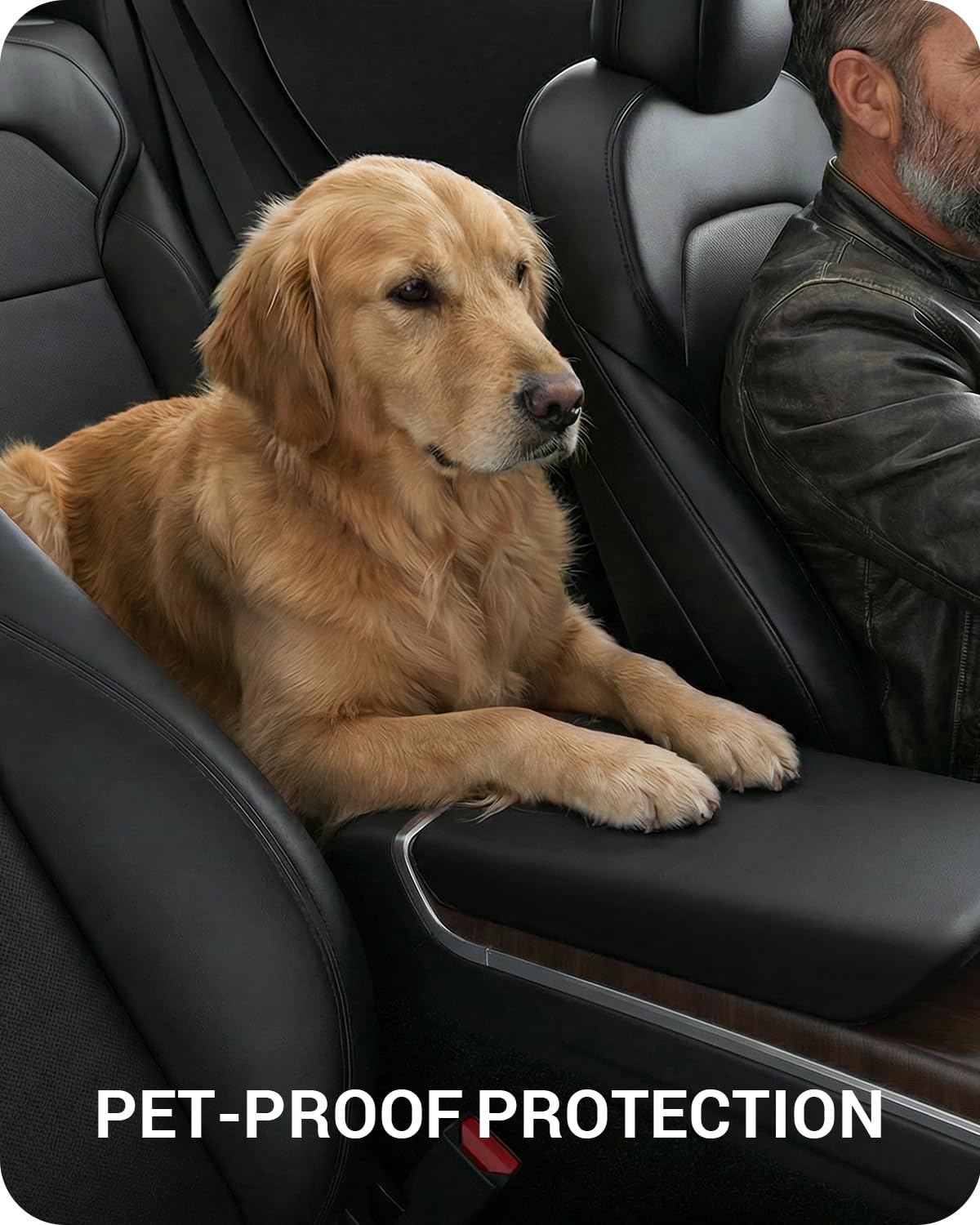 Proprietary BASENOR design matches Tesla textures and cabin aesthetics