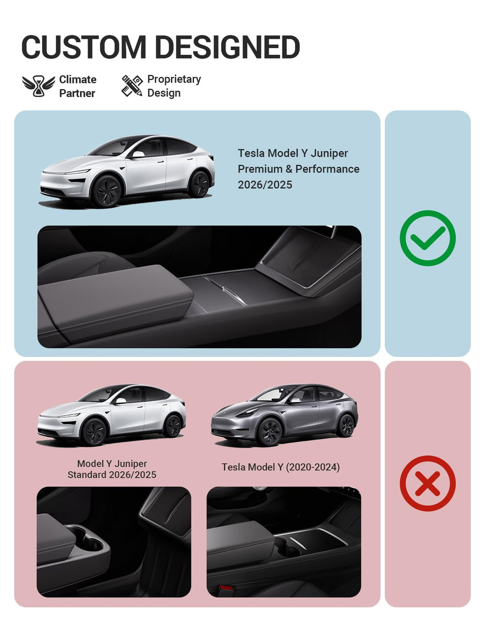 BASENOR anti-kick mat with leather texture for premium feel.