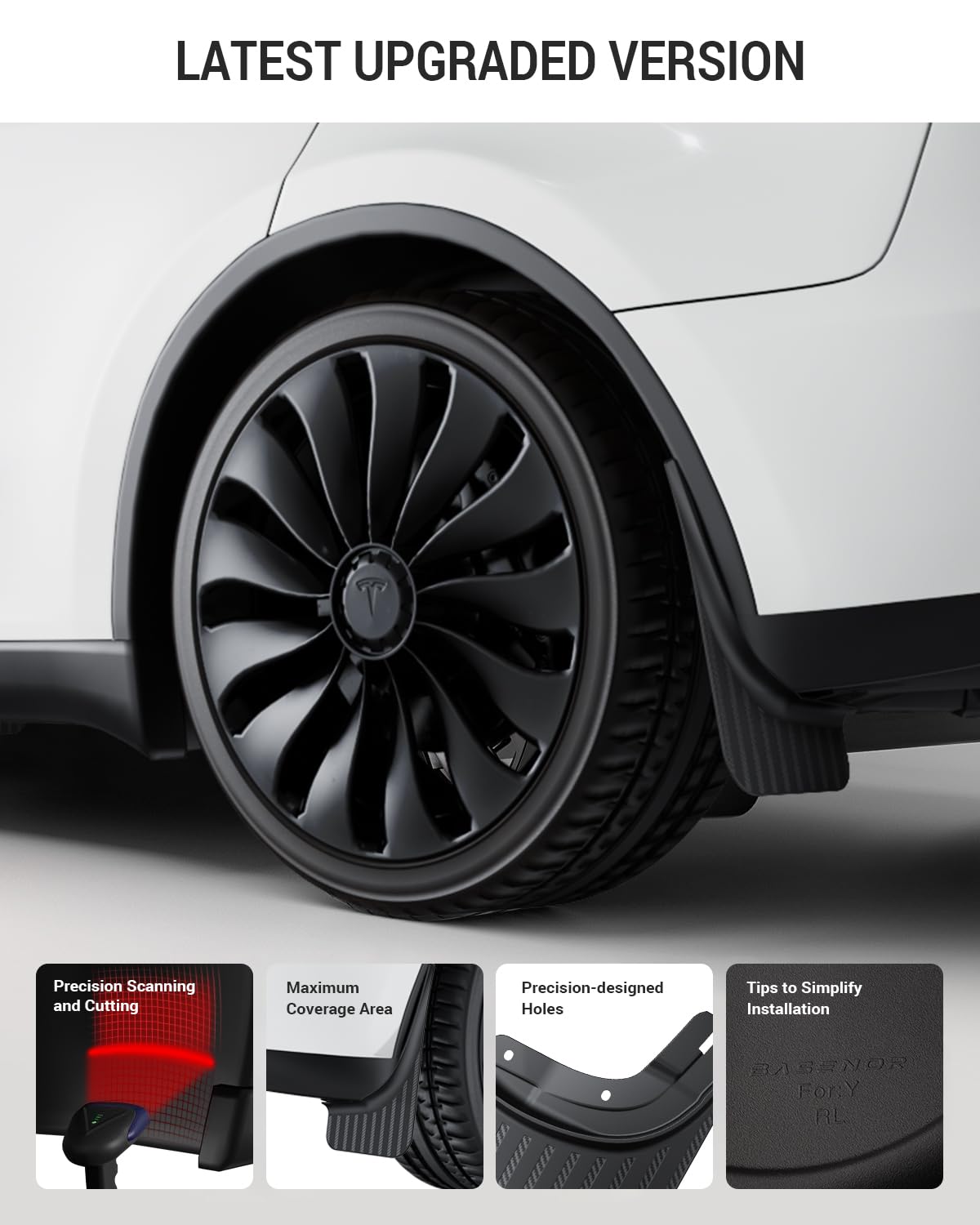 BASENOR mud flaps underbody aero design improves efficiency.
