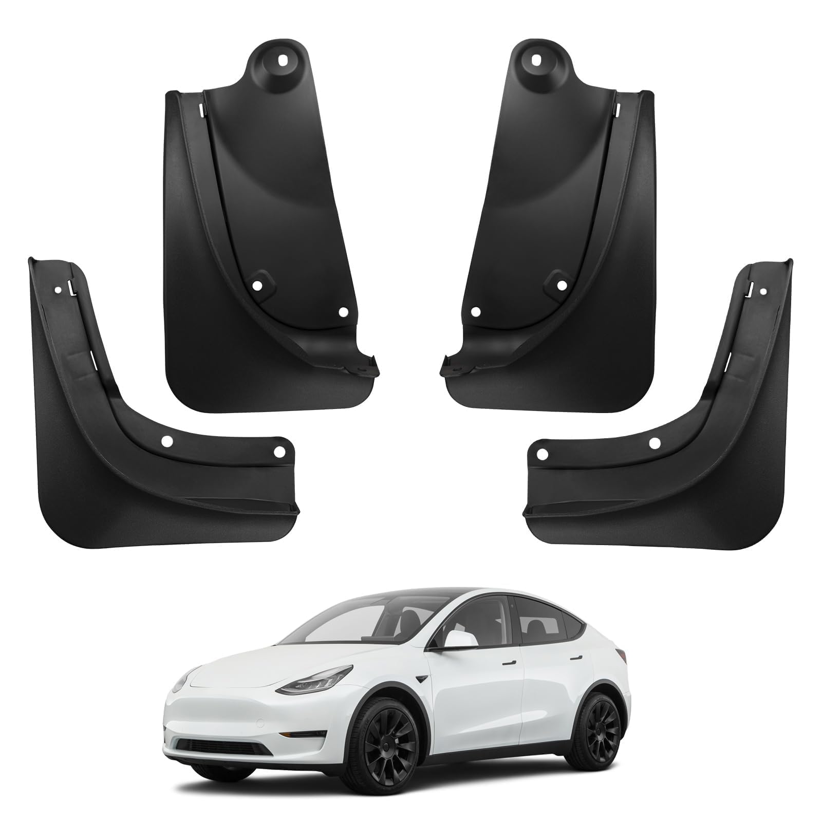 BASENOR Tesla Model Y mudflaps front-left protect wheel arch from mud and debris