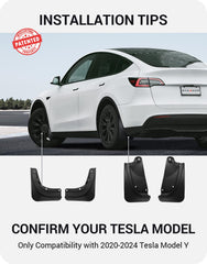 BASENOR Tesla Model Y mudflaps front-right shield wheel well from spray