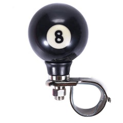 Bashineng 8 Ball wheel spinner top angle highlighting smooth 360-degree rotation.