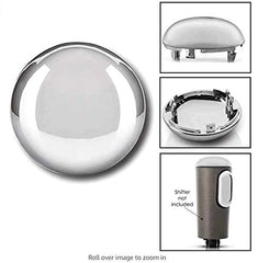 BASIKER F150 chrome cap side view with edge-free, polished design.