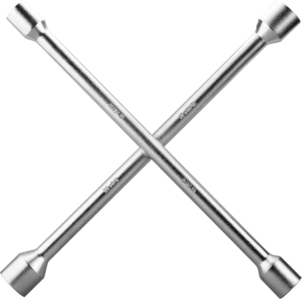 Bates Choice 14inch cross wrench provides strong leverage for stubborn lug nuts.