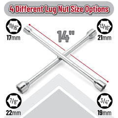 Bates Choice four socket heads fit a wide range of lug nuts.