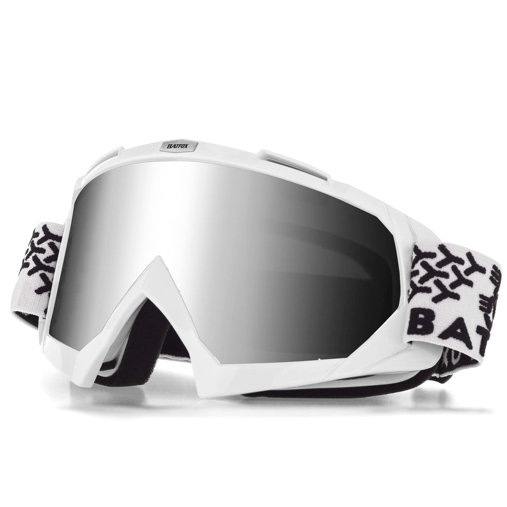BATFOX Dirt Bike Goggles with anti-slip strap for secure riding.