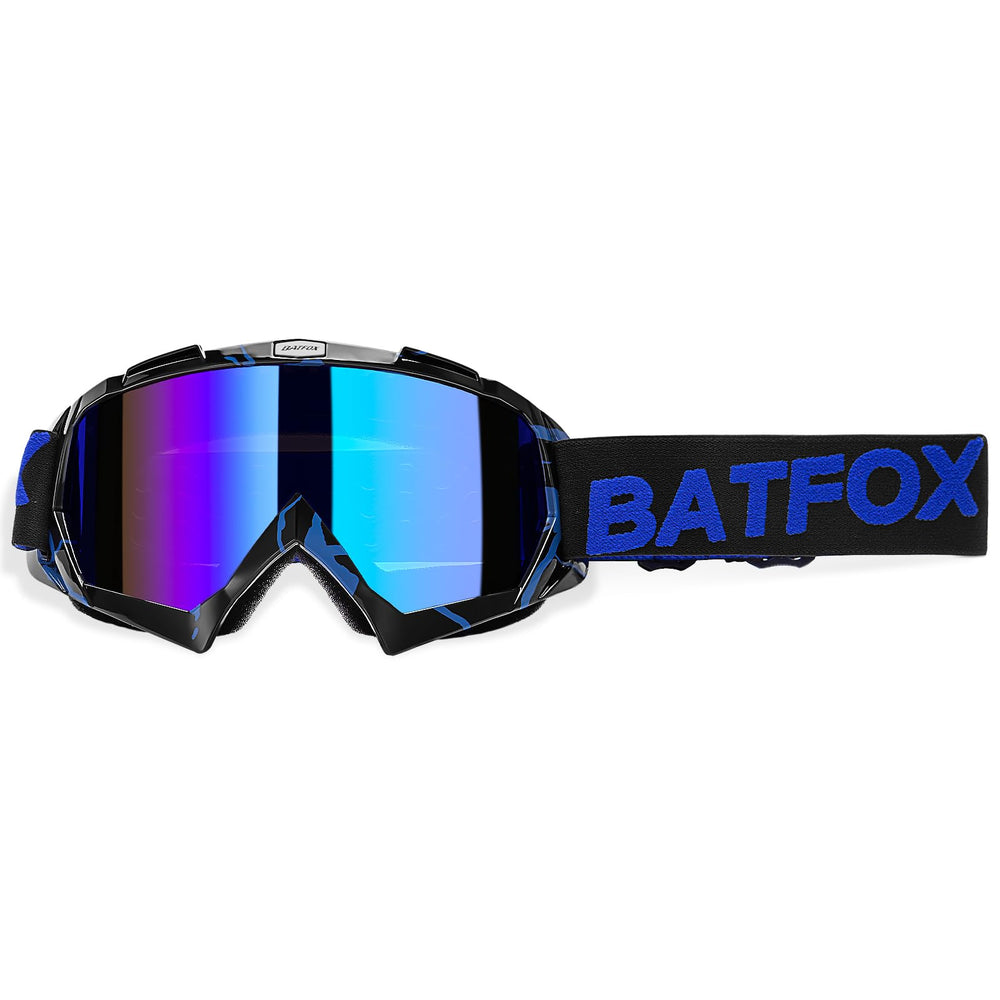 Lightweight BATFOX goggles suitable for all-day wear during rides