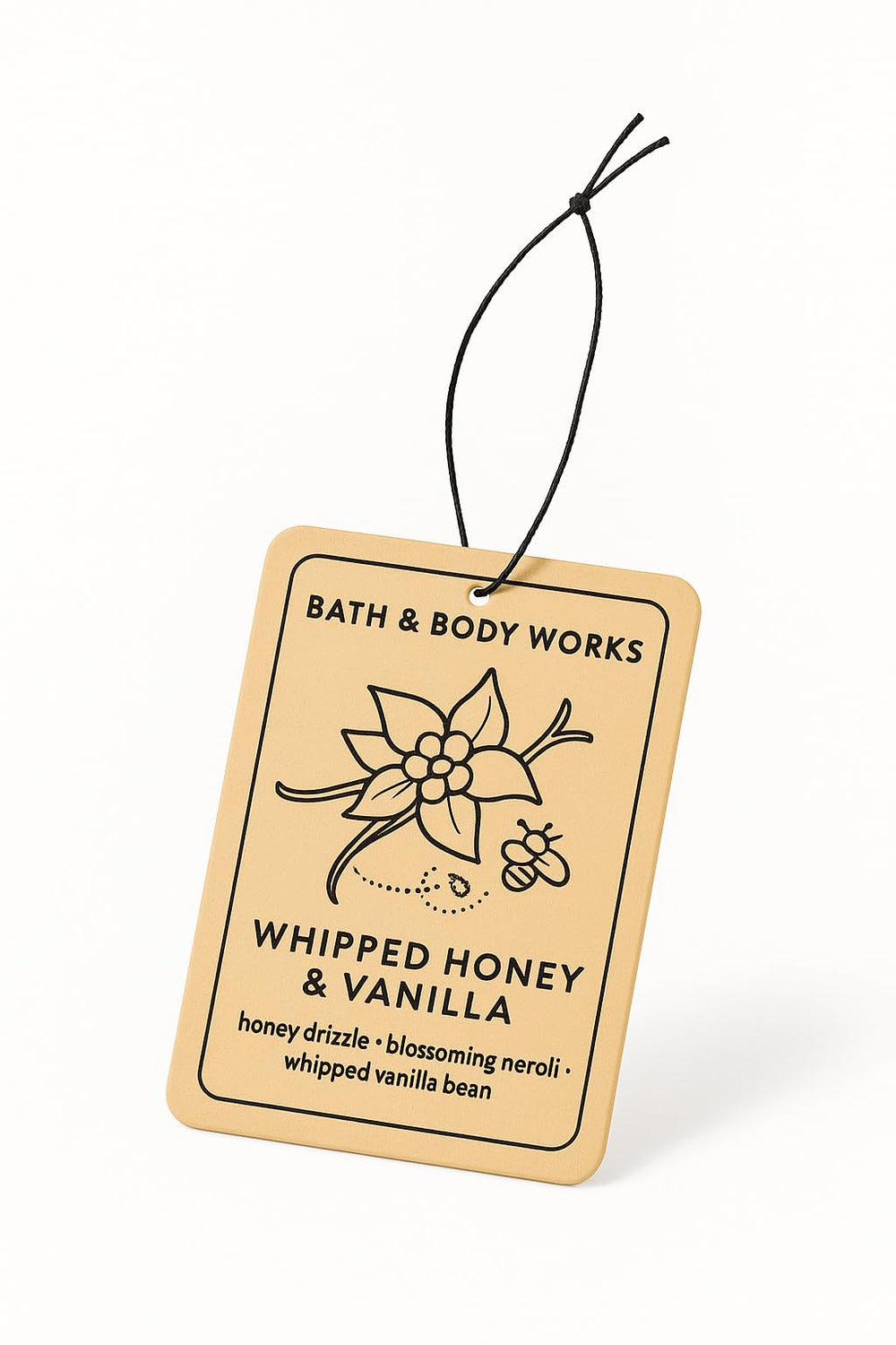 Bath & Body Works hanging fragrance diffuser in car interior for continuous fresh scent