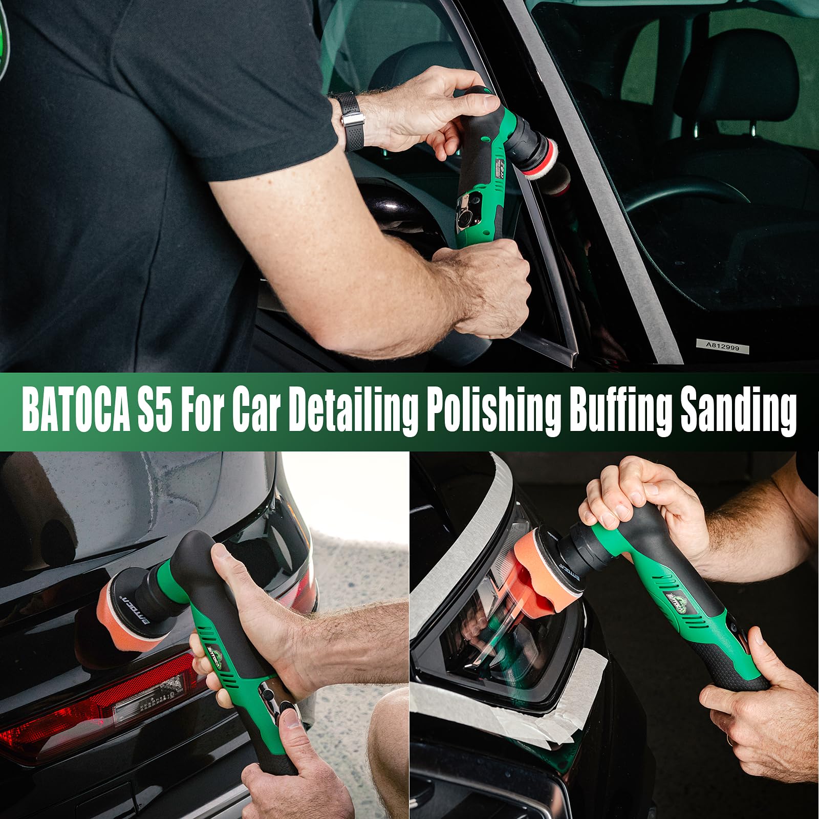 BATOCA S5 smooth operation with wave pads and wool pads.