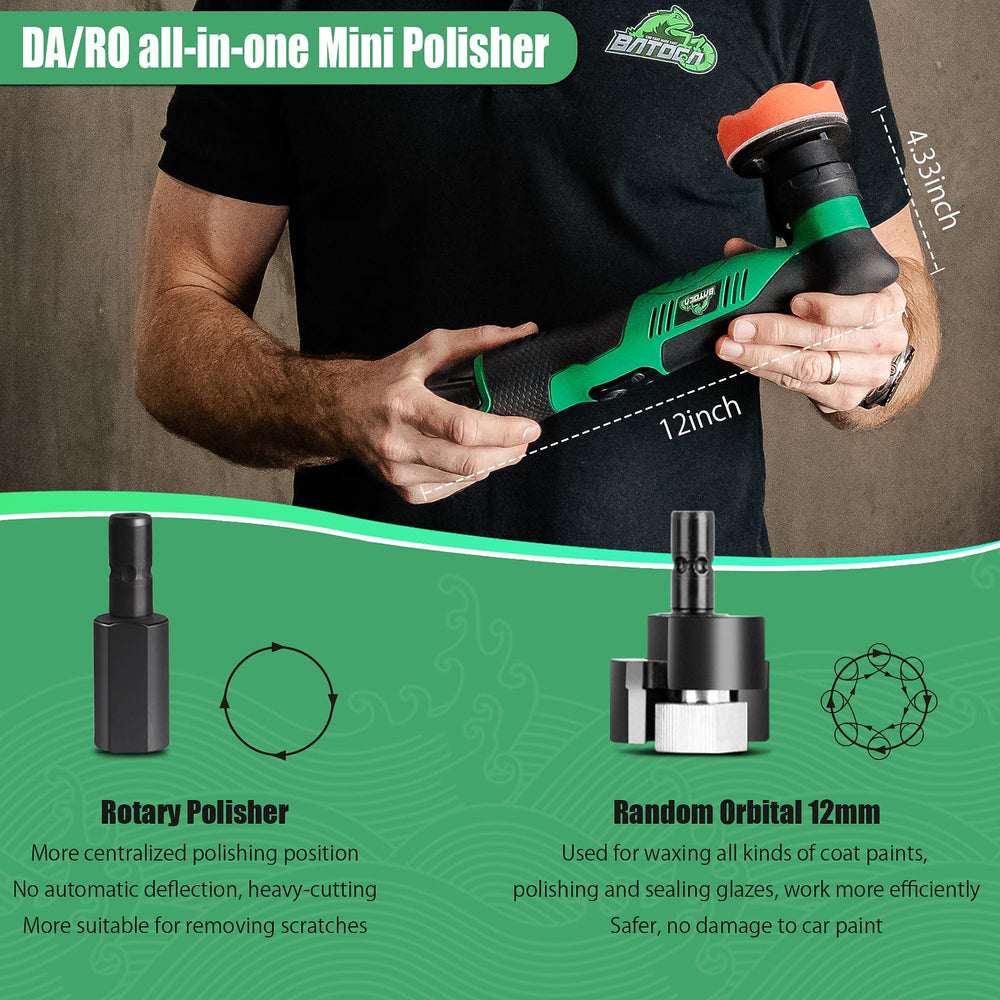 BATOCA S5 replaceable batteries kit for extended polishing sessions.