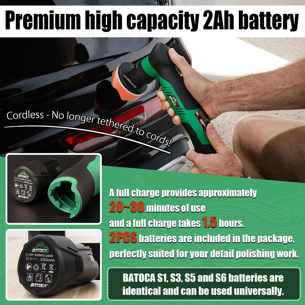 Batoca S5 compact head design suits tight spaces like headlights.