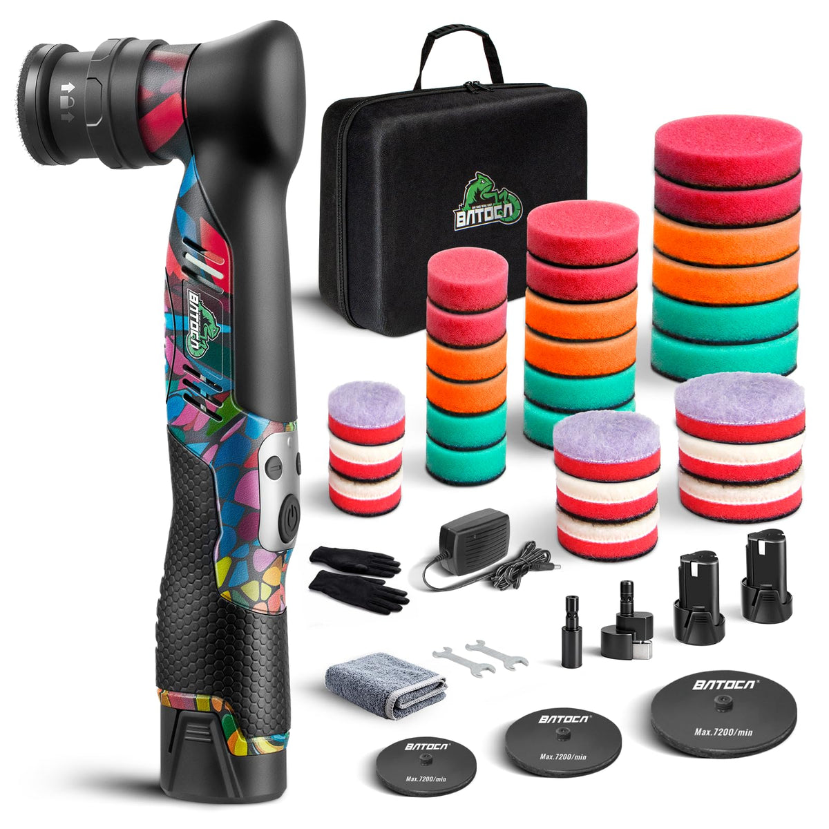 BATOCA S5 exterior graffiti design adds bold style to your detailing sessions.