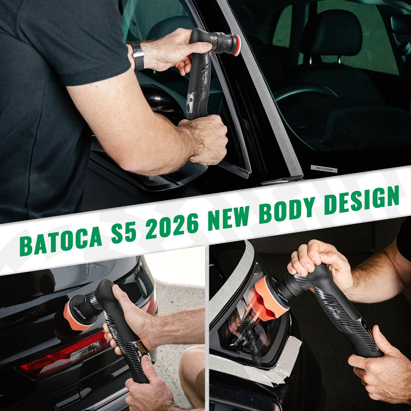 BATOCA S5 straight shaft attached for small-area polishing