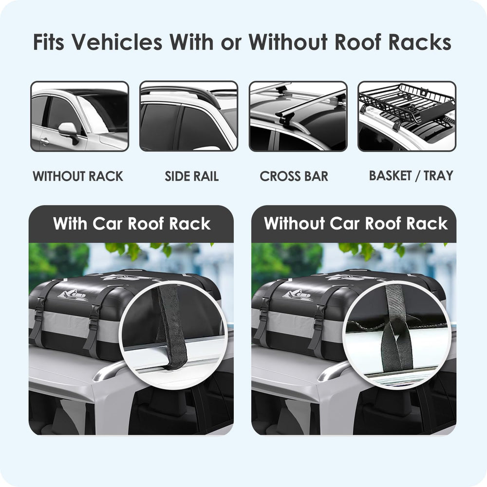 BATSUVCER easy installation works with or without a roof rack