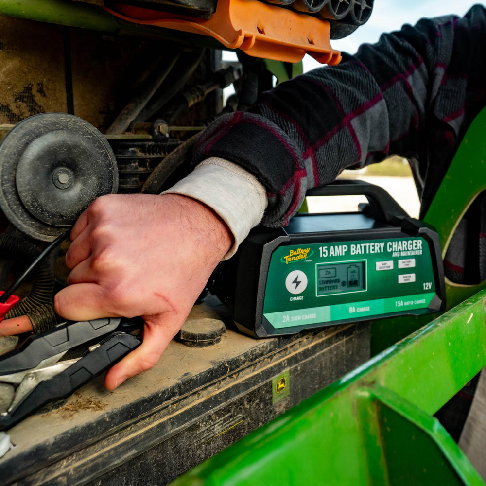 Switchable amperage on Battery Tender for different battery chemistries.