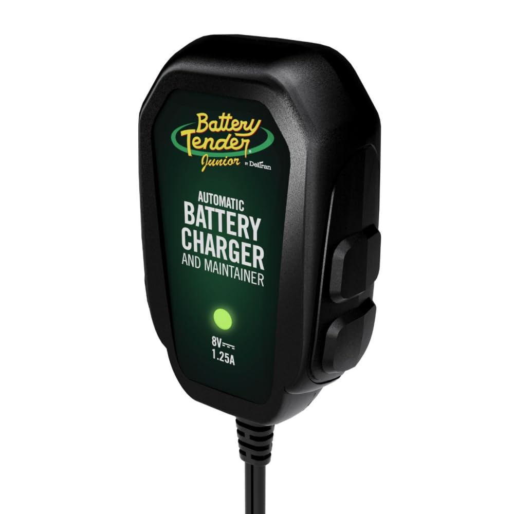 Includes 8V charger with 1.25A cable for safe connections
