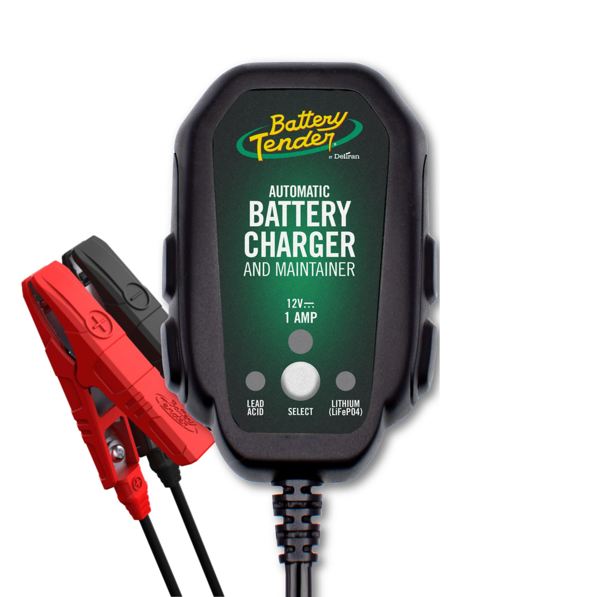 Battery Tender Junior 12V charger safely powering motorcycles for reliable charging.