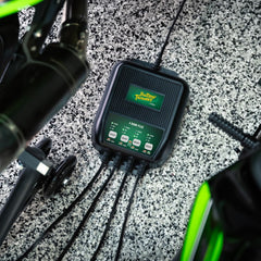 Battery Tender Plus 4-Bank connectors with clips and ring terminals included.