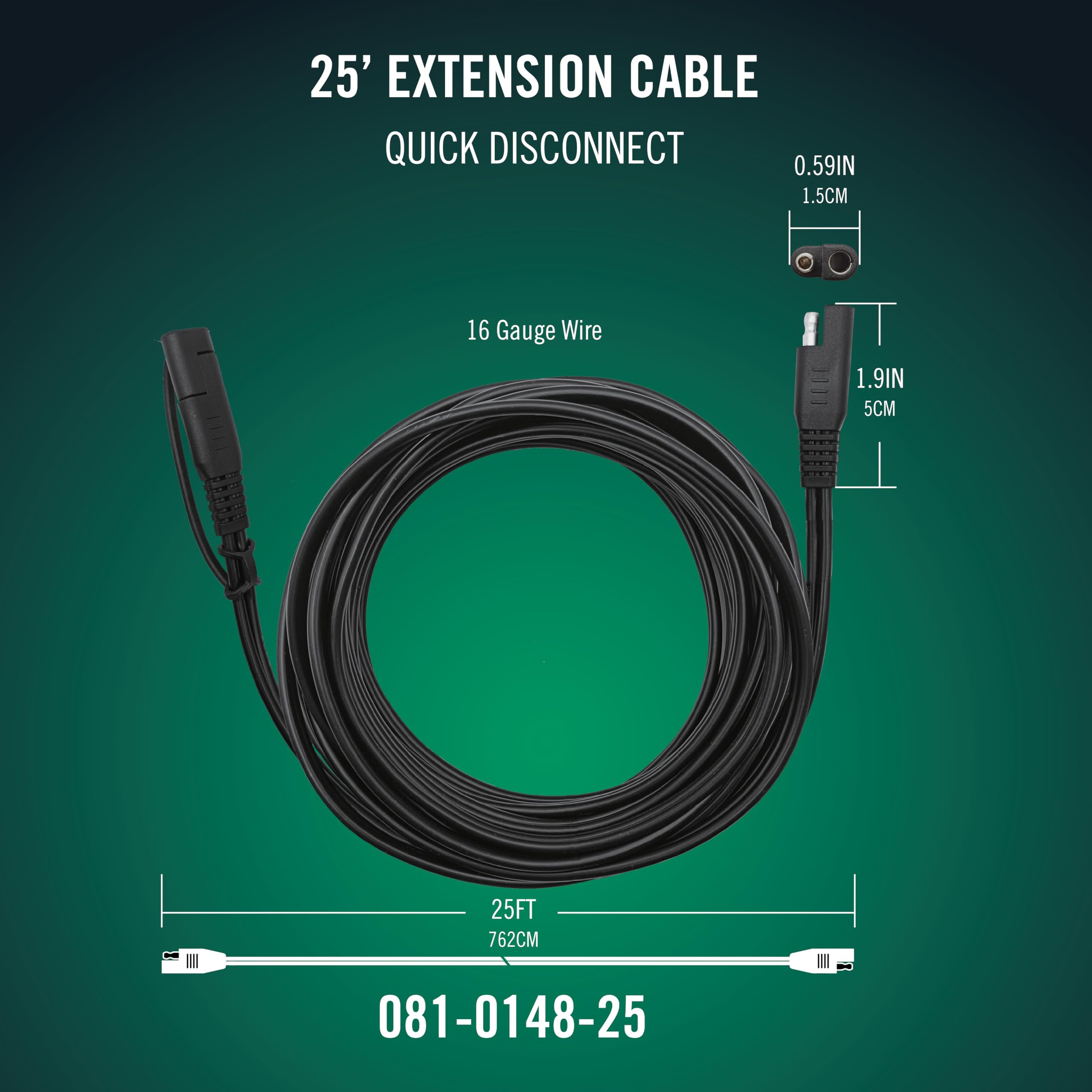 Battery Tender quick disconnect harness enables easy, plug-and-play charging for multiple vehicles