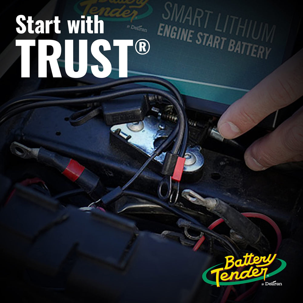Battery Tender Ring Terminal Harness suitable for motorcycle, car, and ATV setups.