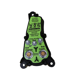 Battle Born Batteries lithium battery isolation manager in a compact 12V setup, reduces parasitic drain.