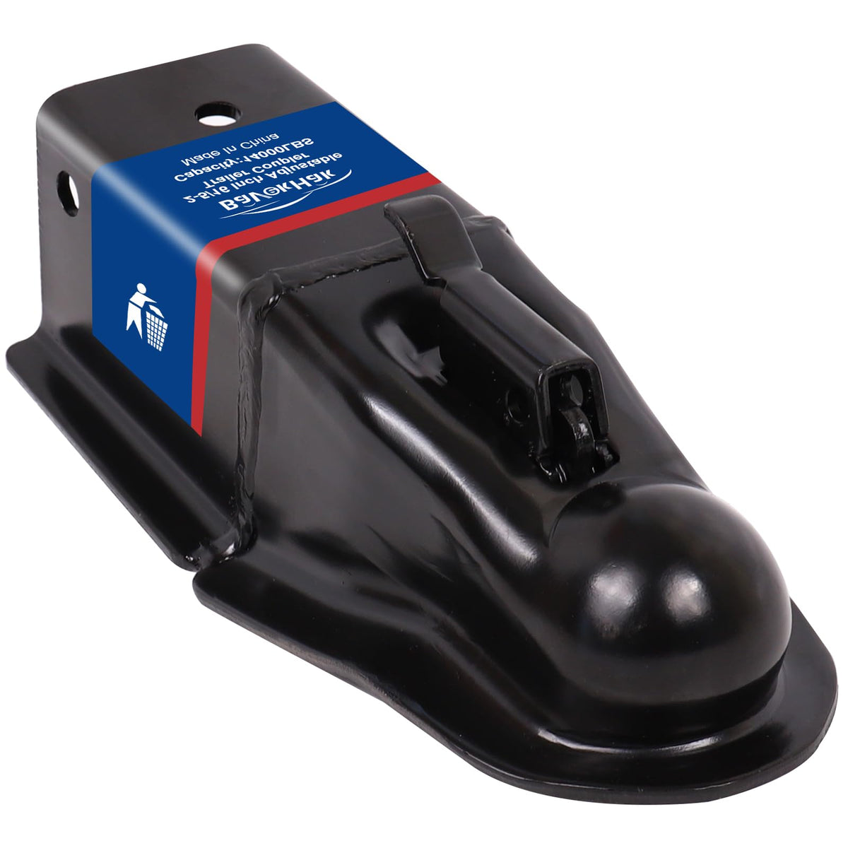 BaVekHak 2-5-16 ball straight coupler ready for high-capacity towing