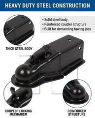 BaVekHak 3-inch channel fit demonstrates seamless bolt-on or weld-on installation