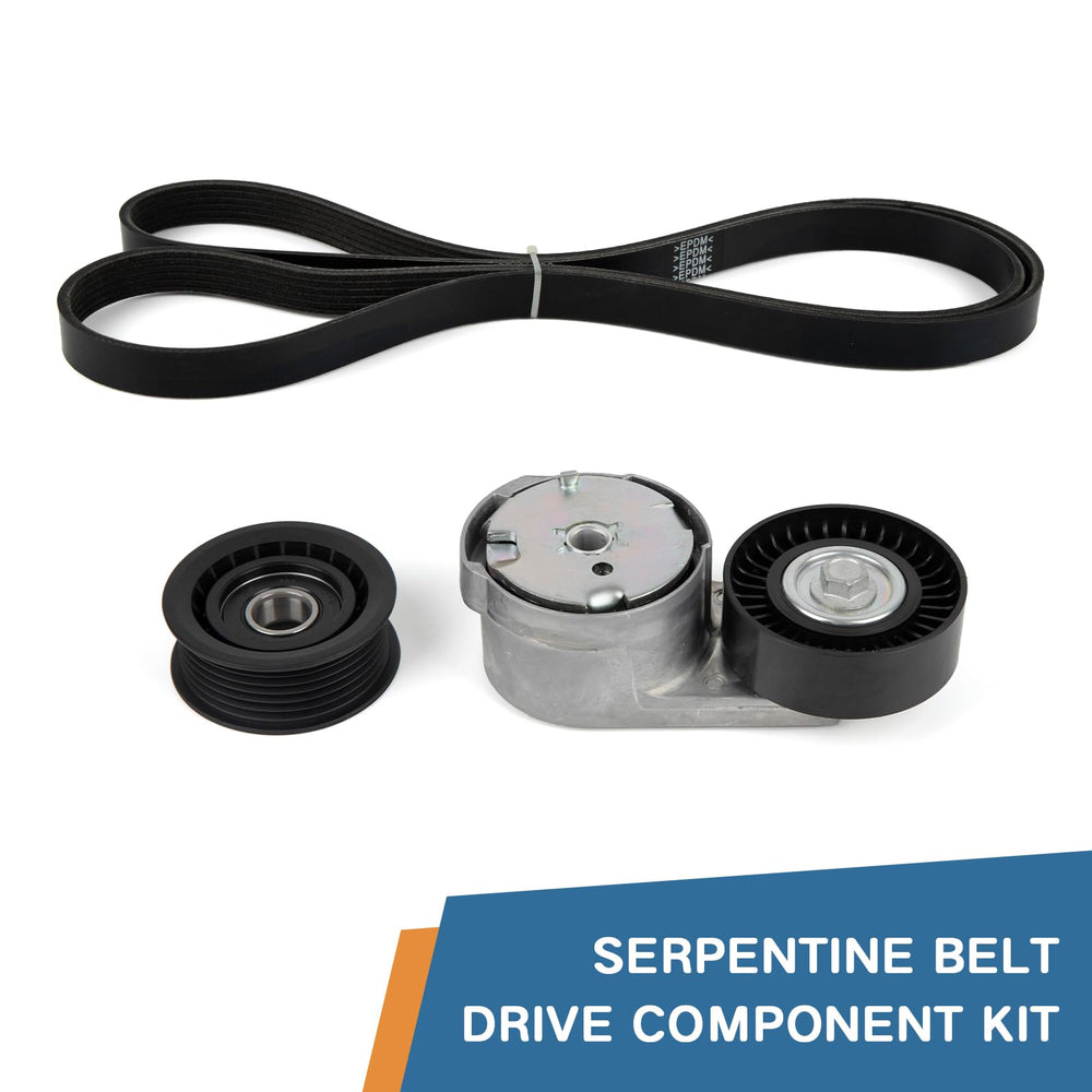 Baxzl belt tensioner pulley kit for Dodge Charger ensures smooth belt operation and reduced squeal